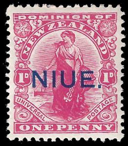 Niue 1917 Sc 22 MHR