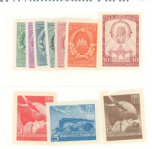 Yugoslavia #250/267 Mint (NH) Single (Complete Set)