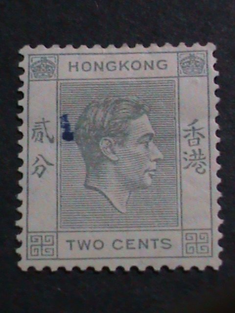 ​HONG KONG-1938 SC# 155-124 YEARS OLD-KING GEORGE VI-MINT VERY LIGHT HING VF