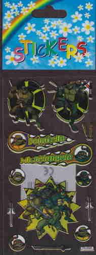 NINJA TURTLES STICKERS 2 DIFF. PACKS AAE4826