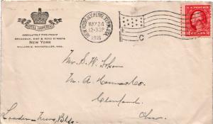 United States York York, N.Y. Penn. Term. Sta. 1916 American Flag Type C25(2 ...