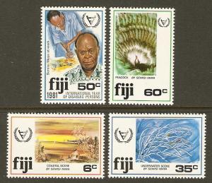 Fiji #438-41 NH Int'l Year of Disabled