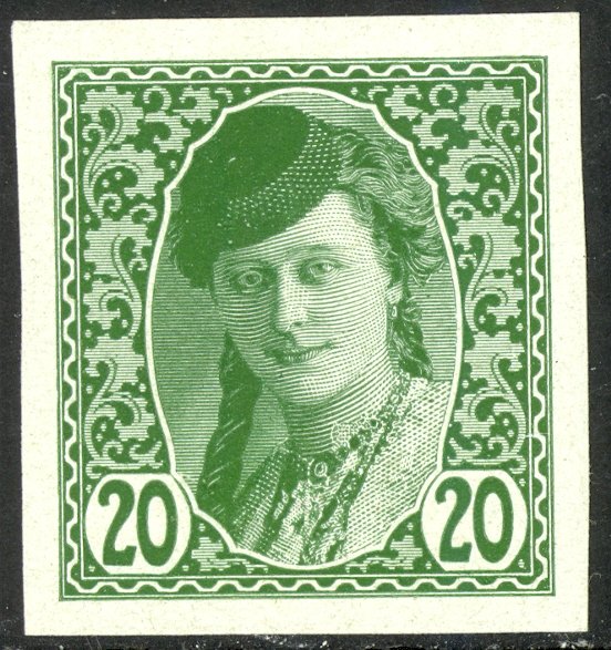 BOSNIA AND HERZEGOVINA 1913 20h BOSNIAN GIRL Newspaper Stamp Sc P4 MNH