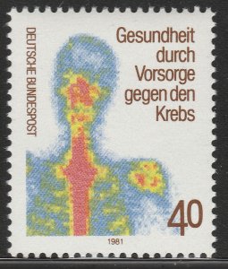 West Germany 1981 40pf MNH** Federal Republic of Germany FRG A25P1F16909-