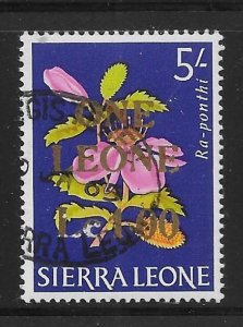 Sierra Leone 284 1le Surcharge single Used