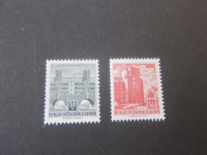 Austria 1957 Sc 619,623 MNH