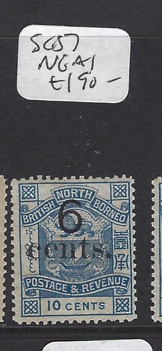 NORTH BORNEO  (PP1912B)  6C/10C ARMS, LION  SG 57   NGAI