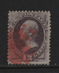151 F-VF used neat RED cancel with nice color cv $ 215 ! see pic !