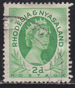 Rhodesia & Nyasaland 143 Queen Elizabeth II 1954