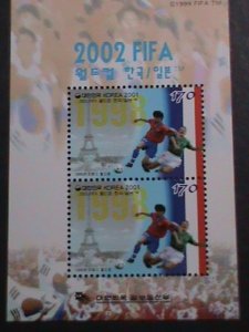 ​KOREA- 2002 FIFA-WORLD CUP SOCCER CHAMPIONSHIP MNH S/S WE SHIP TO WORLD WIDE