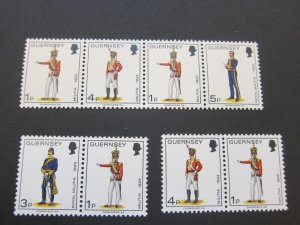 Guernsey 1977 Sc 96,100,102,102A set MNH