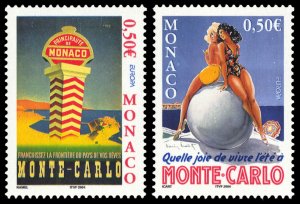 Monaco 2004 Scott #2331-2332 Mint Never Hinged