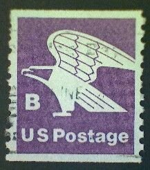 United States, Scott #1820, used(o), 1981,  B Eagle Transition, (18¢)