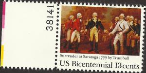 # 1728 MINT NEVER HINGED SURRENDER OF BURGOYNE