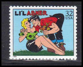 3000q 32c Li'l Abner Fine MNH P#S LL S111 V2511