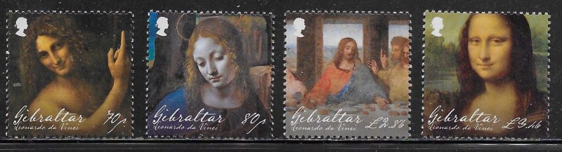 Gibraltar Scott #'s 1728 - 1731 MNH