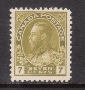 Canada #113c VF/NH **With Certificate**