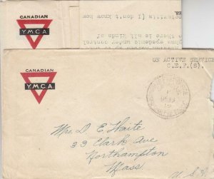 1919, CEF Siberia, Gournostai to North Hampton, MA W/Letter (M4916)