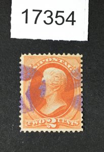 MOMEN: US STAMPS # 178 USED $16 LOT #17354