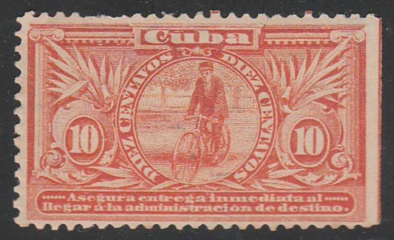 1902 Cuba Stamps Sc E3 Messenger Bicycle Special Delivery  NEW​