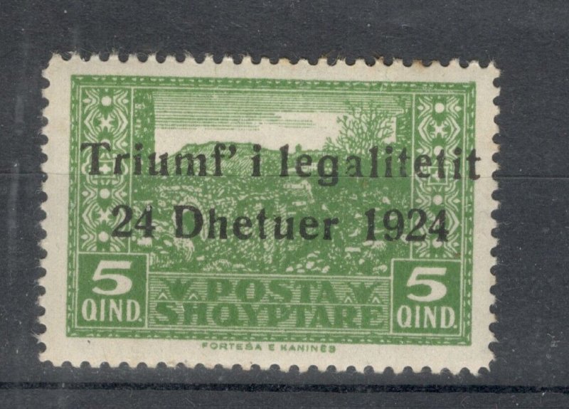 ALBANIA - MH STAMP - Mi.No. 106 - OVERPRINT - 1925.