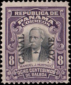 Canal Zone Scott 34
