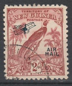 NEW GUINEA 1932 UNDATED BIRD AIRMAIL 2/- USED