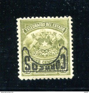 Chile 1904 Inverted Black Ovpt Error 10c Sc 61a MH 145321 