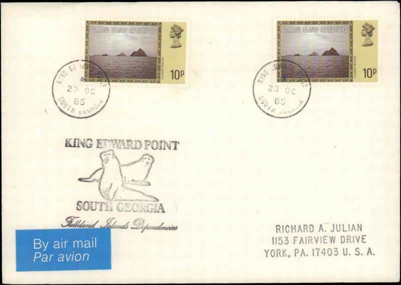 South Georgia #6, Antarctic Cachet and/or Cancel