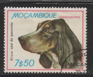 Mozambique 665 Blue Gascon Hound 1979