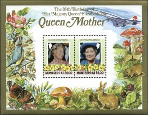 Montserrat Scott #564 Mint Never Hinged  Queen Mother 85th Birthday 
