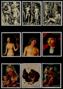 Paraguay 1804a-g, 05-6 MNH Art, Paintings, Albrecht Durer