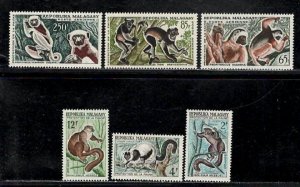 MALAGASY SC# 321-23+C67-69  FVF/MOG