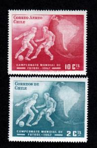 Chile # 340-341 Mint!