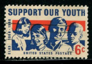 1342 US 6c Support Our Youth, used