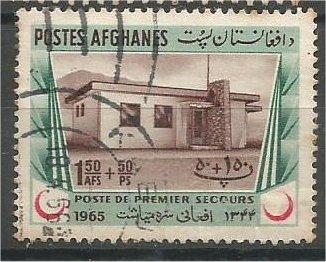 AFGHANISTAN, 1965, used 1.50af + 50p, First Aid, Scott B73