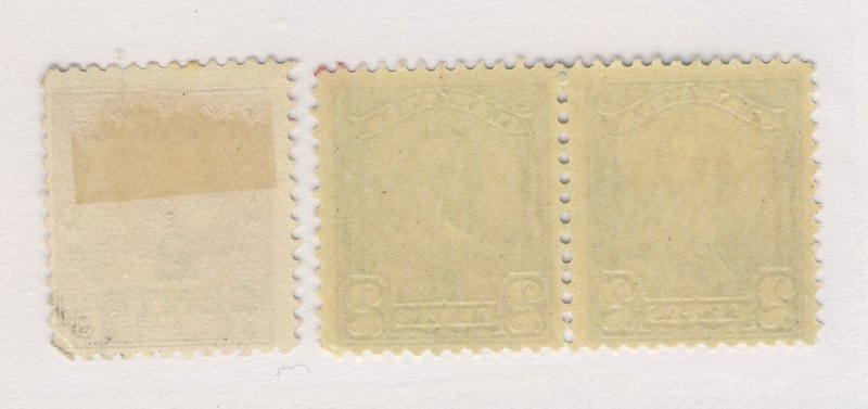 3x Canada Mint Stamps;  #140-2c/3c F #150-2c Pair F/VF Guide Value = $20.00