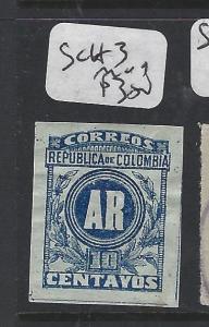 COLOMBIA     (PP2001B)  A   REGISTER SC H 3   MOG