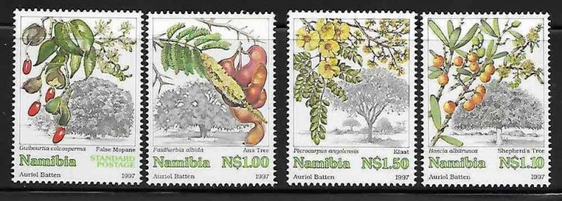 Namibia 849-52 Fruits Mint NH