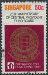 Singapore  SC# 354   Used   Provident Fund see details & scans