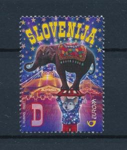 [34590] Slovenia 2002 Wild Animals Circus Mammals Elephant MNH