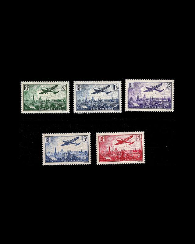 VINTAGE: FRANCE 1936 OG LH SCOTT # C8-11 $63.25 LOT #1936X15