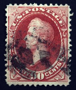 #166 90c Rose Carmine 1875 VF Used