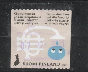 Finland  Scott#  1639e  Used  (2021 Showerhead and Water)