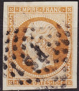 FRANKREICH FRANCE [1853] MiNr 0012 II ( O/used ) [14]