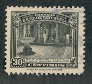 Venezuela #398 used single