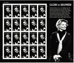 U.S.  Scott# 4461 2010 Katharine Hepburn Issue MNH S/S #1