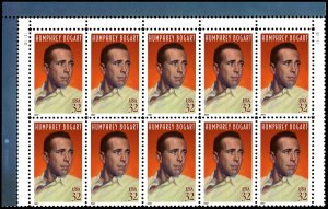 US Sc 3152 VF/MNH Plate strip of 10 - 1997 32¢ Bogart