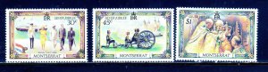 MONTSERRAT #363-365   1977  QEII  25TH ANNIV.  MINT  VF NH  O.G