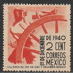 MEXICO 764, 2¢ Presidential Inauguration. MINT, NH. VF.